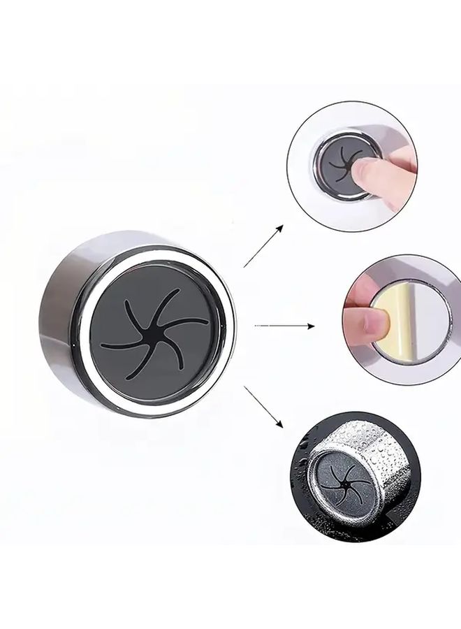 Silver No Drill Wall Mounted Kitchen Cloth Holder Space Saving Storage Clip For Dishcloth Towel Gloves And Rags Easy Install Organizer - Image 2