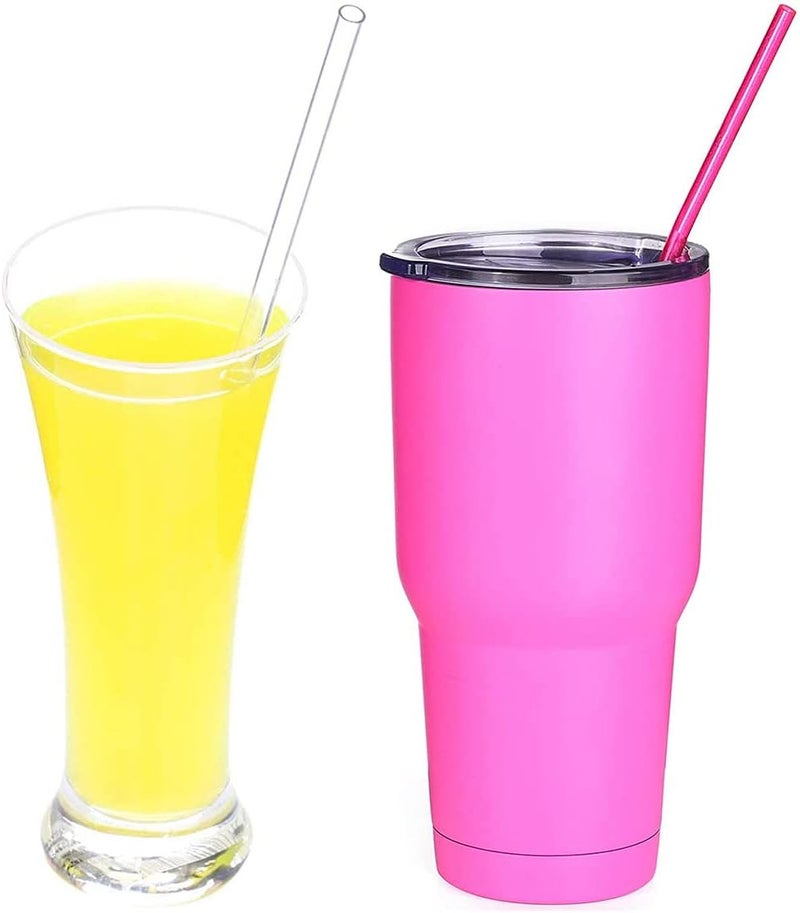 Funito Rainbow Colored Reusable Plastic Straws - Image 5