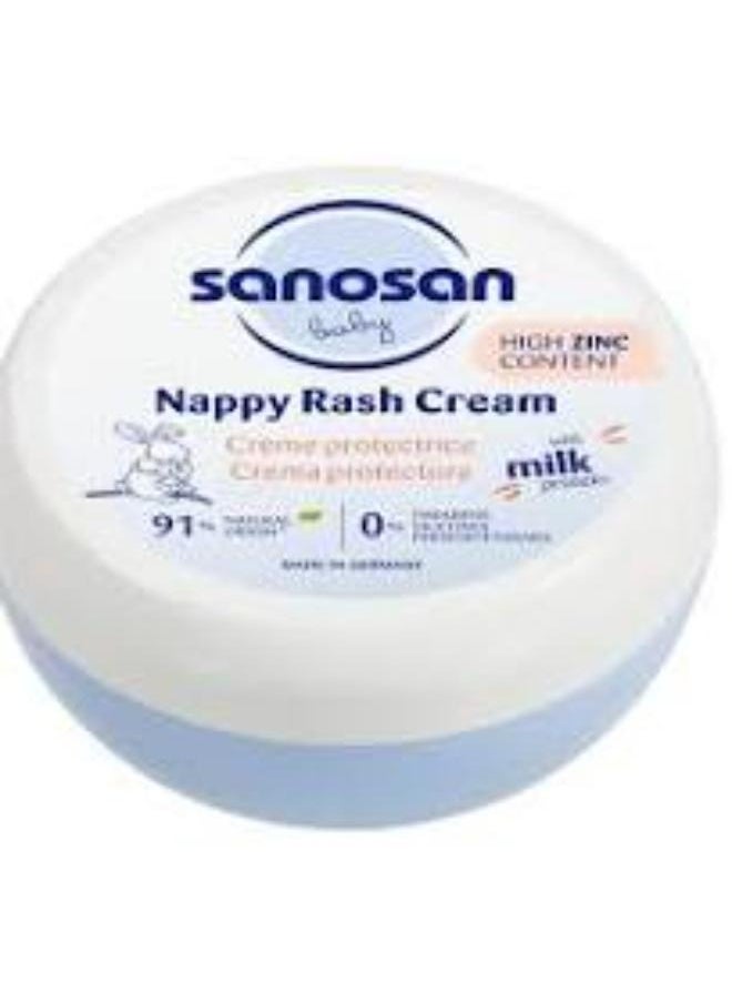sanosan SANOSAN BABY HIGH ZINC NAPPY RASH CREAM 150ML 