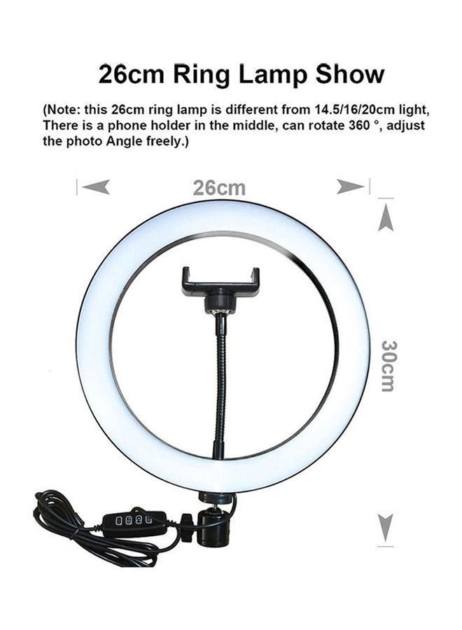 NIBEMINENT LED Ring Light 10inch White - Image 3