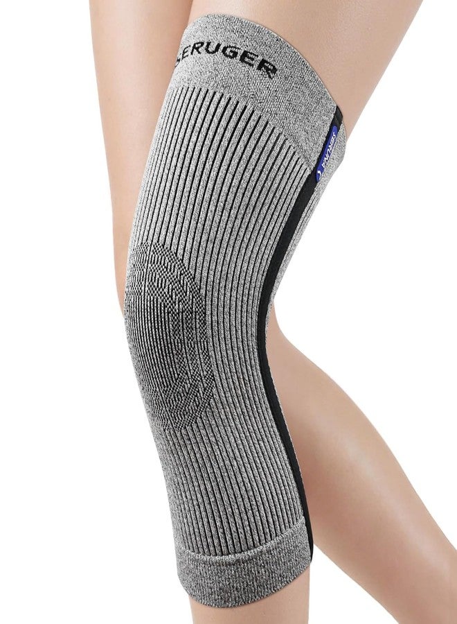 JAPSERUNA Compression Knee Brace for Women & Men, Knee Brace for Running Knee Pain, Knee Support Compression Sleeve, Workout Sports Knee Braces for Meniscus Tear, ACL & Arthritis Pain Relief - Image 1