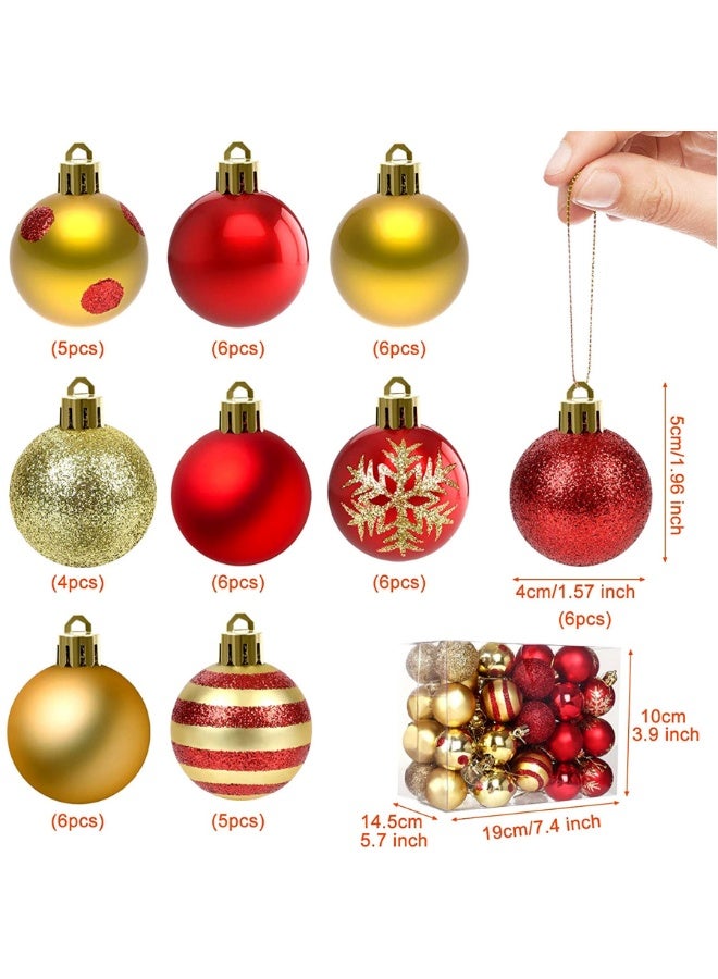 50 قطعة كرات عيد الميلاد الحلي - Image 2