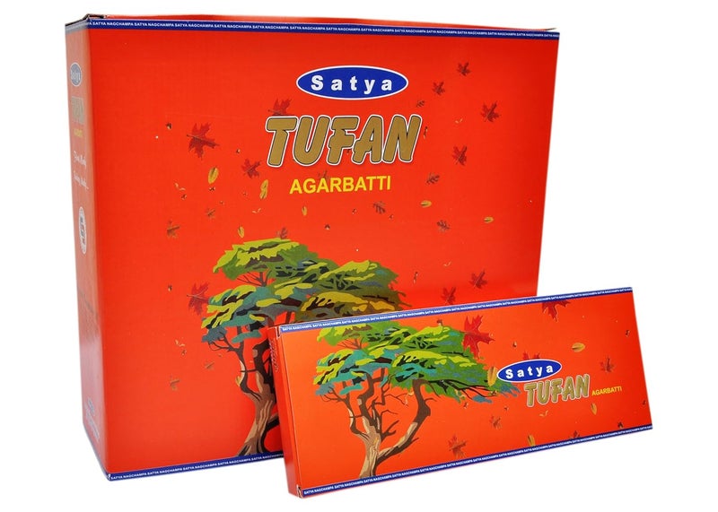 SATYA TUFAN AGARBATTI 90g - Image 1