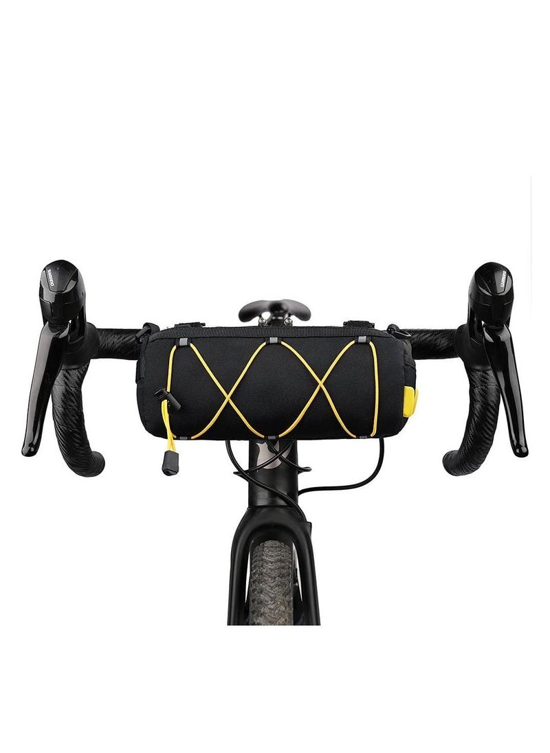 Y&D - Bike Handlebar Bag, Bicycle Front Bag Fram Storage Roll Mountain Road Bikes Commuter Shoulder Professional Cycling Accessories - Image 1
