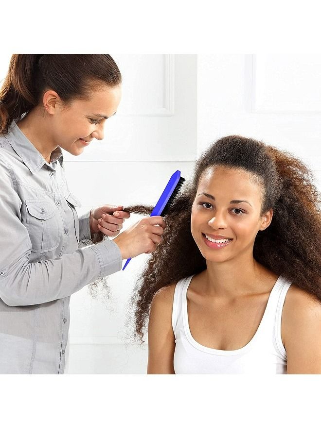 McDou مجموعة فرش تصفيف الشعر الزرقاء 3 قطع فرشاة الحواف - Image 4