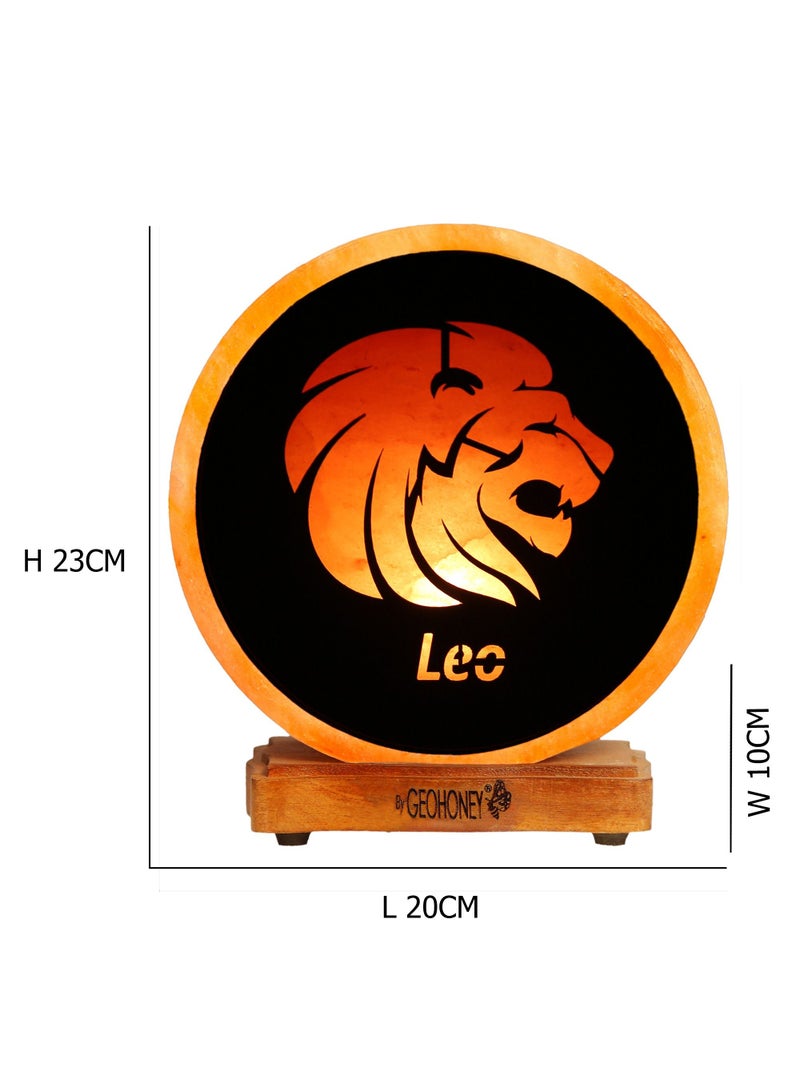 Geohoney - Himalayan Salt Lamp Zodiac Sign Leo - Image 3
