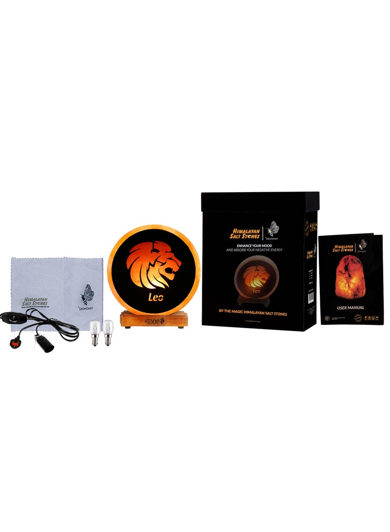 Geohoney - Himalayan Salt Lamp Zodiac Sign Leo - Image 5