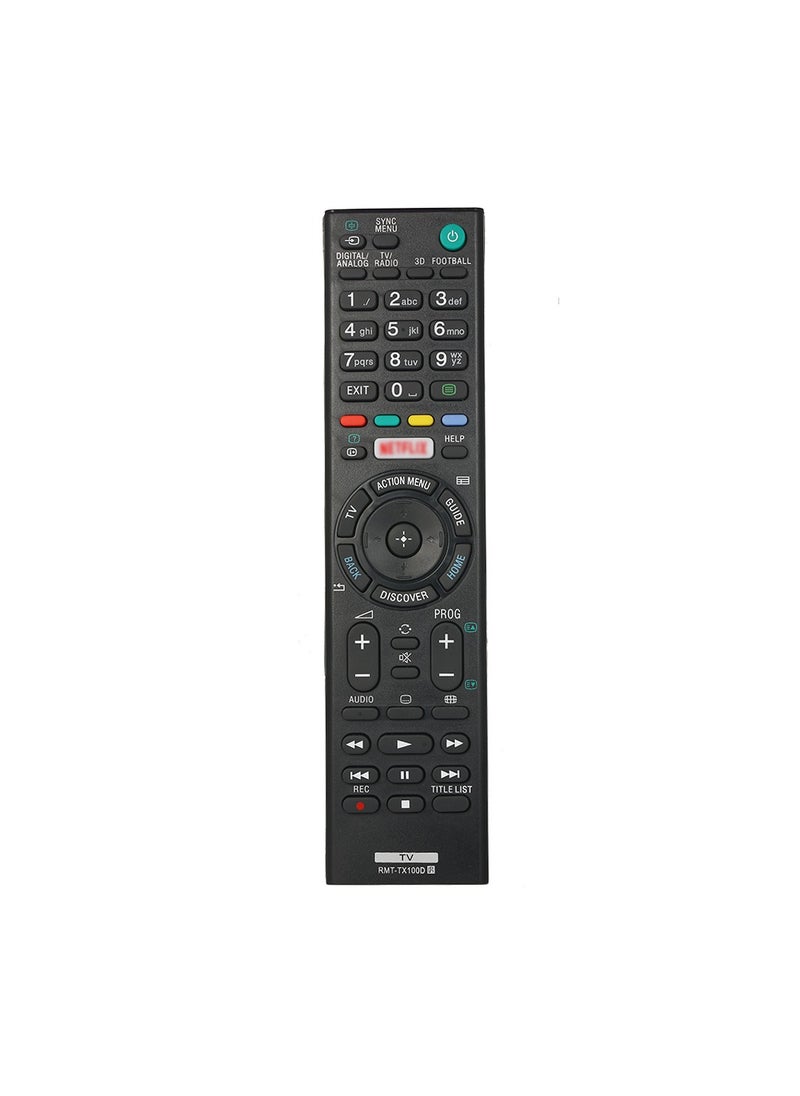 Generic - Smart Replacement Remote Control for SONY TV Portable Size TV Remote Controller Easy to Grab Black - Image 1