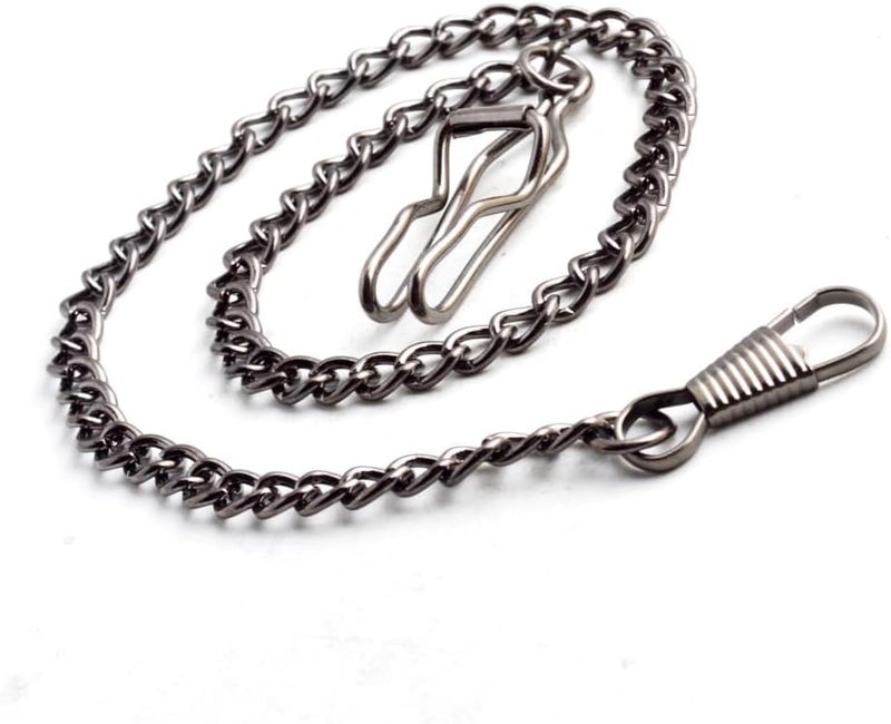 BoShiYa Clip Pocket Watch Chain for Men Vintage Metal Alloy Albert Vest Chain 14.9 Inch Pocket Watch Chains Link - Image 1