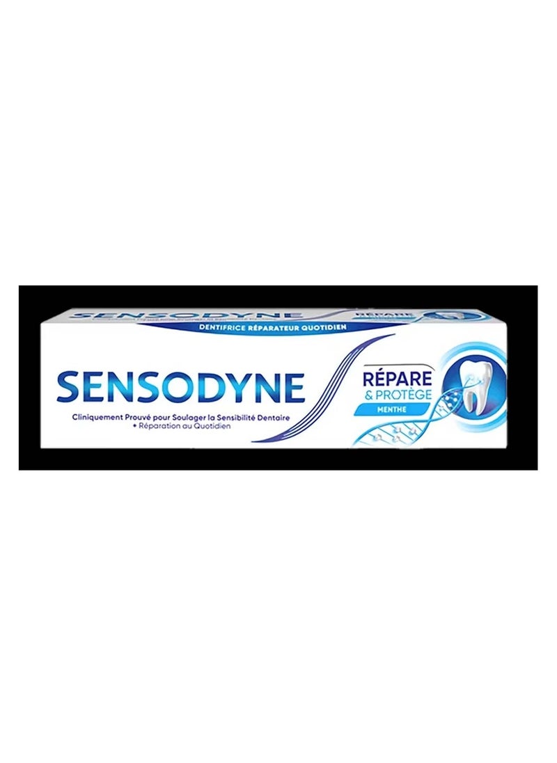 Sensodyne Répare and Protège Menthe or Repair and Protect Toothpaste Mint 75ml  - Image 1