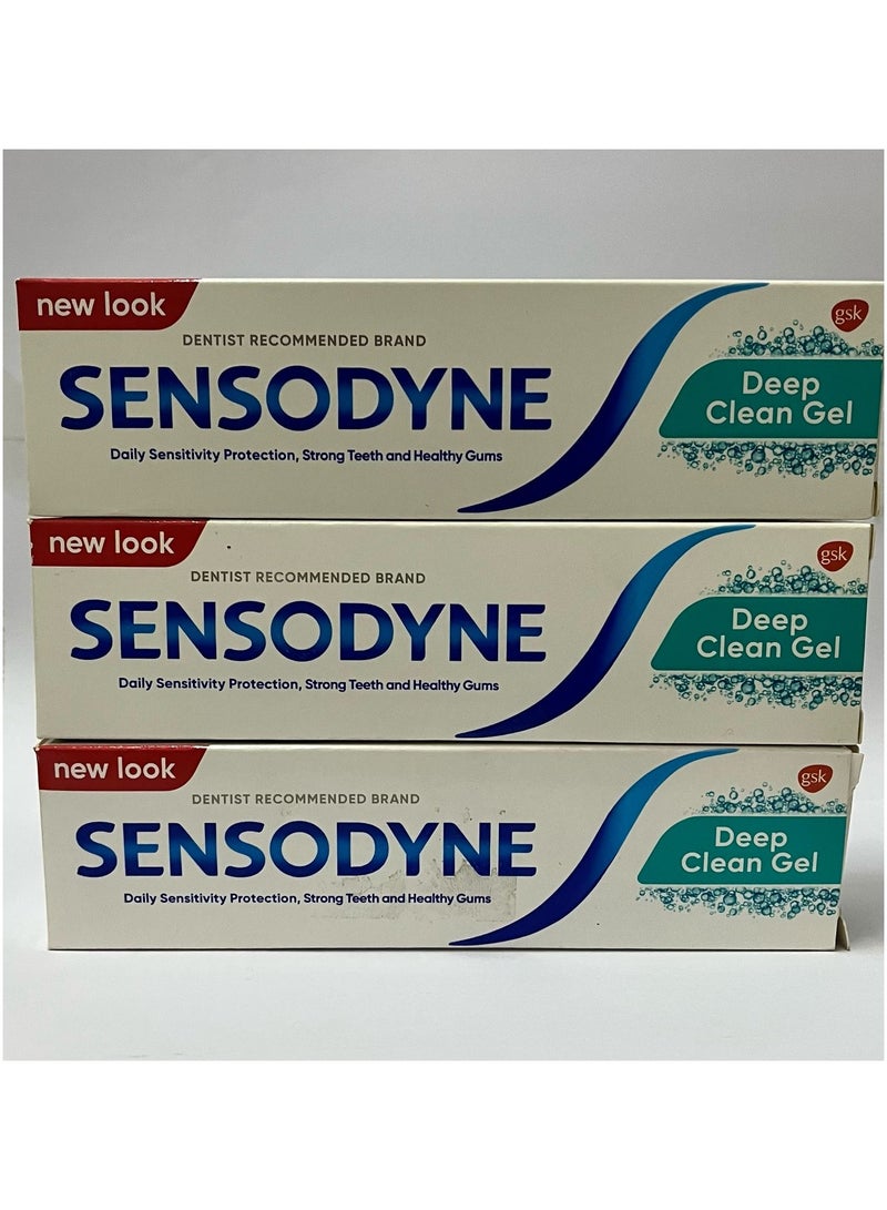 Sensodyne Sensodyne 3-Piece Toothpaste 