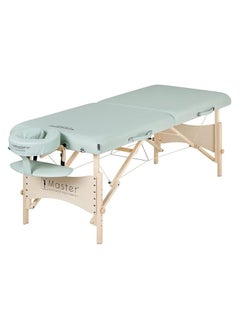 MASTER MASSAGE EQUIPMENT MASTER 28" Paradise Massage Table, Portable, Lightweight, Height Adjustable Spa Bed, 184cm Length, 71cm Width, for SPA Salon Tattoo Massage Therapeutic Treatment, Lily Green 