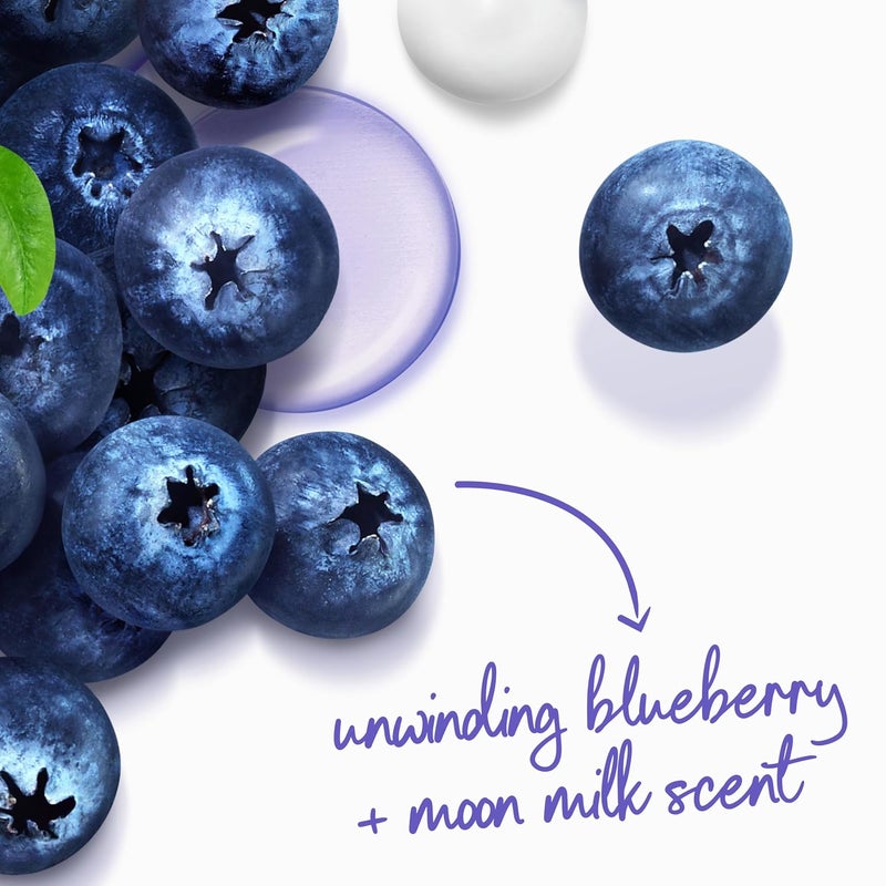 Dove Body Wash Unwind Blueberry Moon Milk For 24hr LotionSoft Skin Moisturizing Skin Cleanser with No Sulfates No Parabens 306 oz - Image 3
