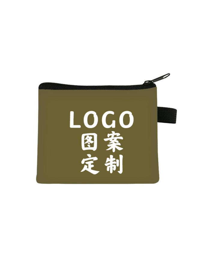 Generic - Custom Polyester Coin Purse Student Key Canvas Card Holder Color Business Activity Storage Bag Wholesale-Color:4 - Image 1