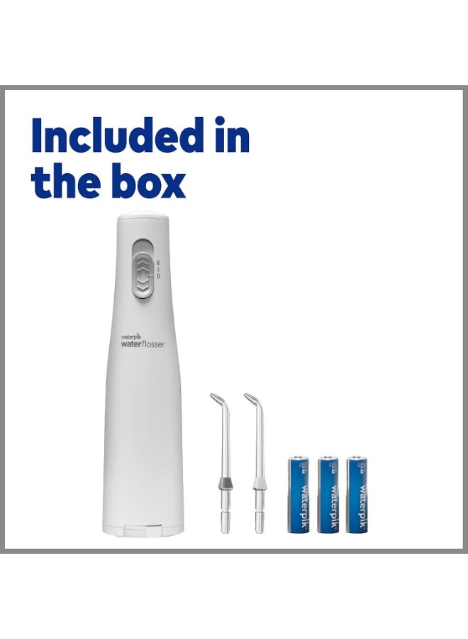 Waterpik Cordless Express Water Flosser, Battery Operated & Portable for Travel & Home, ADA Accepted, Waterproof for Shower Use, White WF-02, Packaging May Vary - Image 2