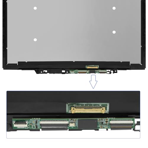 GBOLE Replacement for Lenovo Chromebook 500e Yoga Gen 4 5D11C95914 N122JCA-ENK 82W4 82W5 30pins 1920x1200 LCD Touch Screen Display Digitizer Assembly Bezel - Image 3