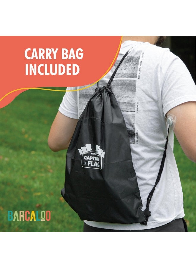 Barcaloo Capture The Flag, Traditional 12 Player Set with Real Wood Handle Flags & Arm Bands - Outdoor Yard Game for Family, Kids and Teens - Cool Birthday Gifts for Boys, Family Reunions, & Field Day - Image 5