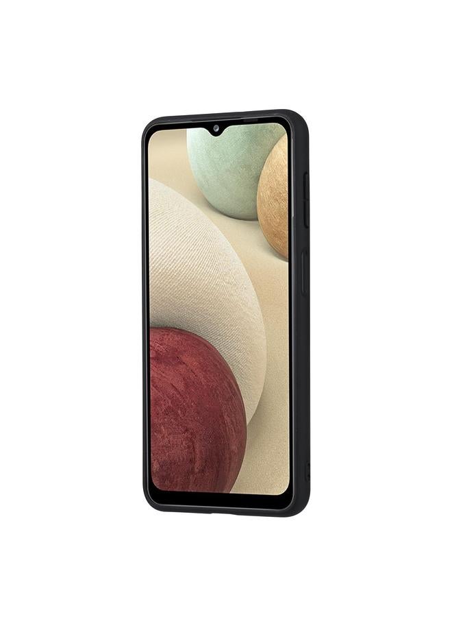 اس-توب جراب لهاتف Samsung Galaxy A13 5G مصنوع من جلد العجل بلون مطابق من مادة TPU + PU - Image 3