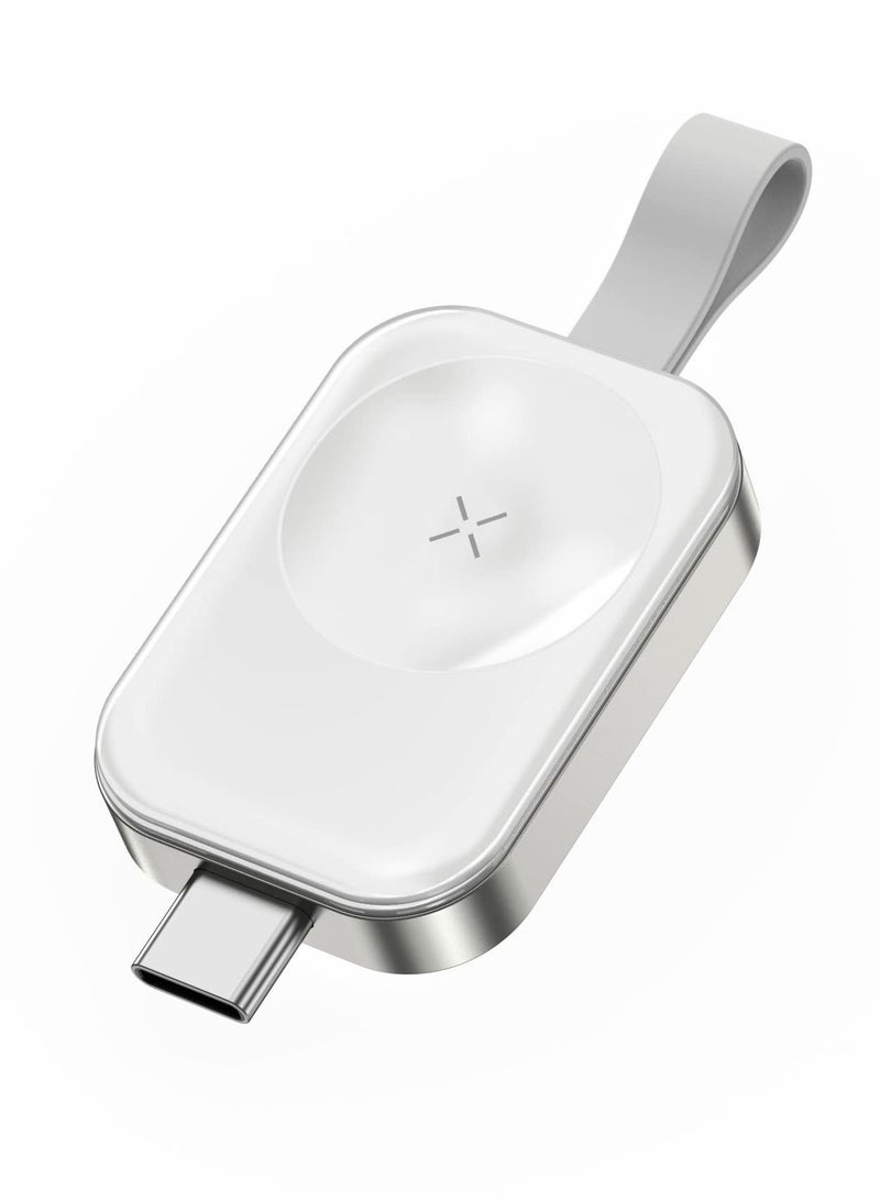 Excefore شاحن Apple Watch محمول وشاحن iWatch لاسلكي مع USB C للشحن السريع وشاحن سفر مغناطيسي لسلسلة Apple Watch Series 8 7 SE 6 5 4 3 2 - Image 1
