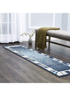 Home Dynamix Home Dynamix Lyndhurst Rotana Modern Area Rug, Contemporary Blue/Gray/Ivory 1'9"x7'2"  - Image 1
