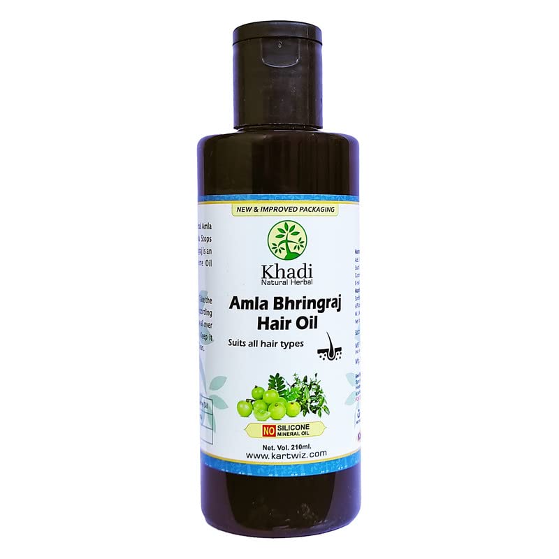 Khadi Herbal Herbal Amla and Bhringraj Hair Oil 1050 ml - Image 3