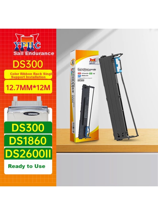 Yfhc Yangfan Nai Li Ds300/80d-3/ds2600ii Ribbon Cartridge , Compatible With Desai Ds2600ii/1100ii/ds1860/ds1860ts/ds650/sk-820 - Image 1