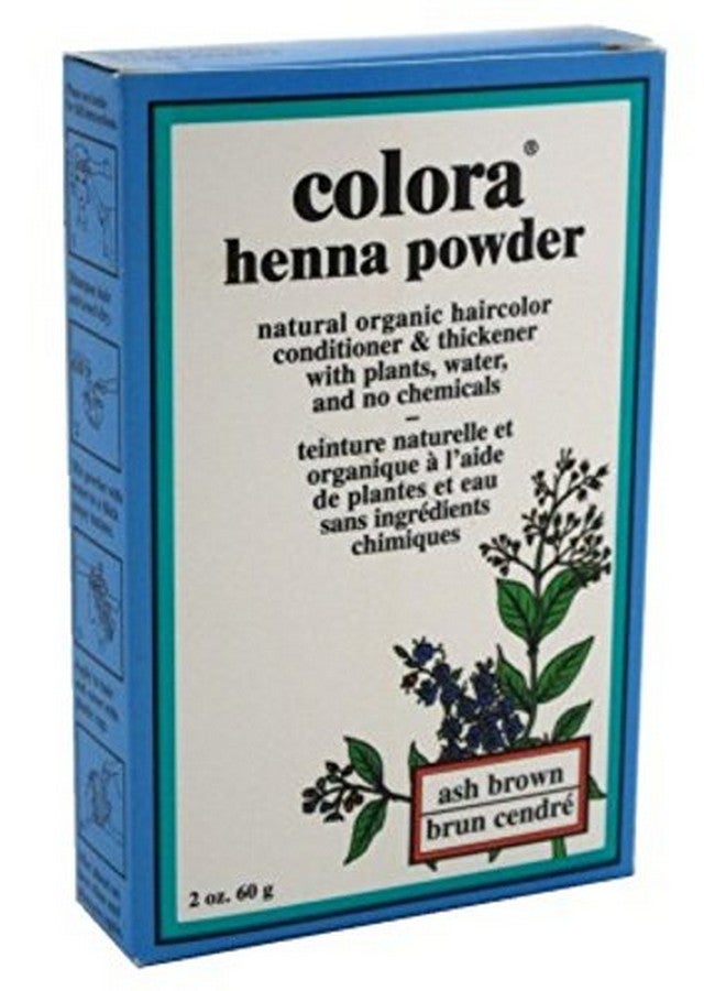 Colora Henna مسحوق الحناء أولورا لتلوين الشعر بني رمادي 2 أونصة (59 مل) (6 عبوات) - Image 2