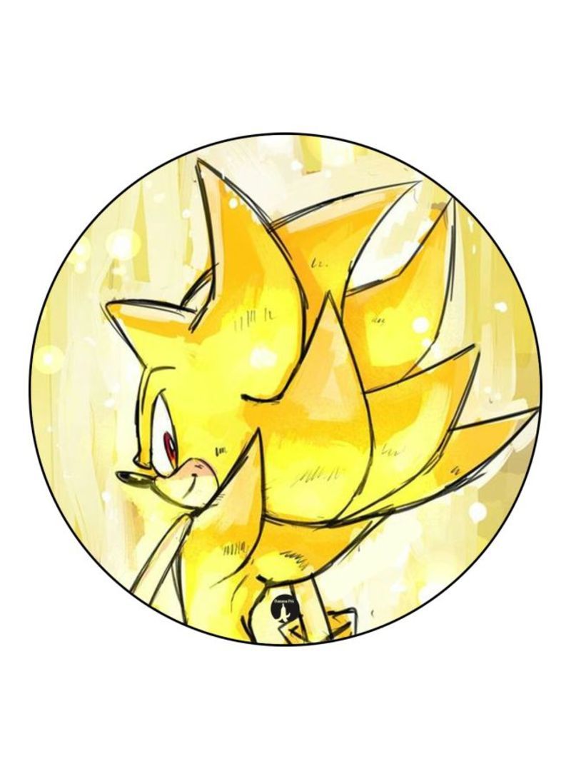 RKN Sonic Printed Fridge Magnet  Yellow/White - Image 2