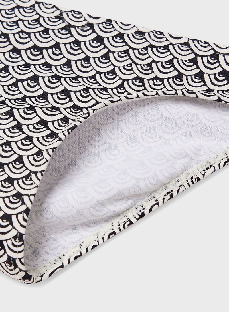 MANGO Kids Wave Print Bikini - Image 4