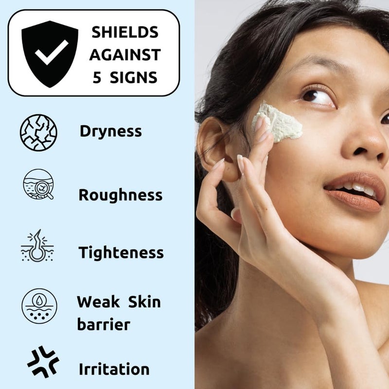 The CuraTeam The Cura Team Daily Moisturizer Cream USFDA Approved with 5 Ceramides  Hyaluronic Acid  Beta Glucan  Hydrating Face Moisturizer for Dry to Normal Sensitive Skin  200ml - Image 3