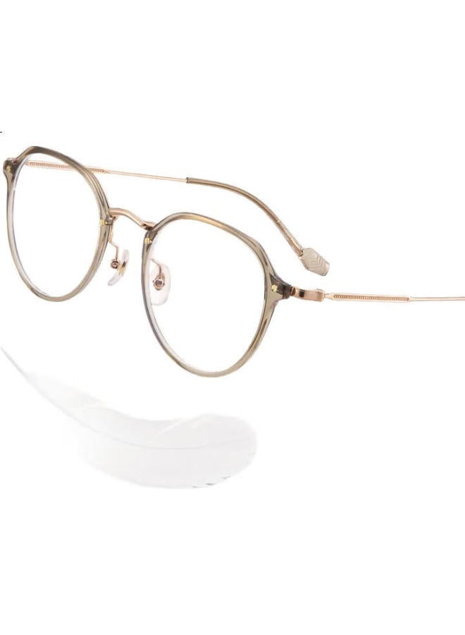 CAPONI Women'S Tea-Colored Imported Pure Titanium Ultra-Light Anti-Blue Light High Definition Reading Glasses For Moms Looking Young - Image 2