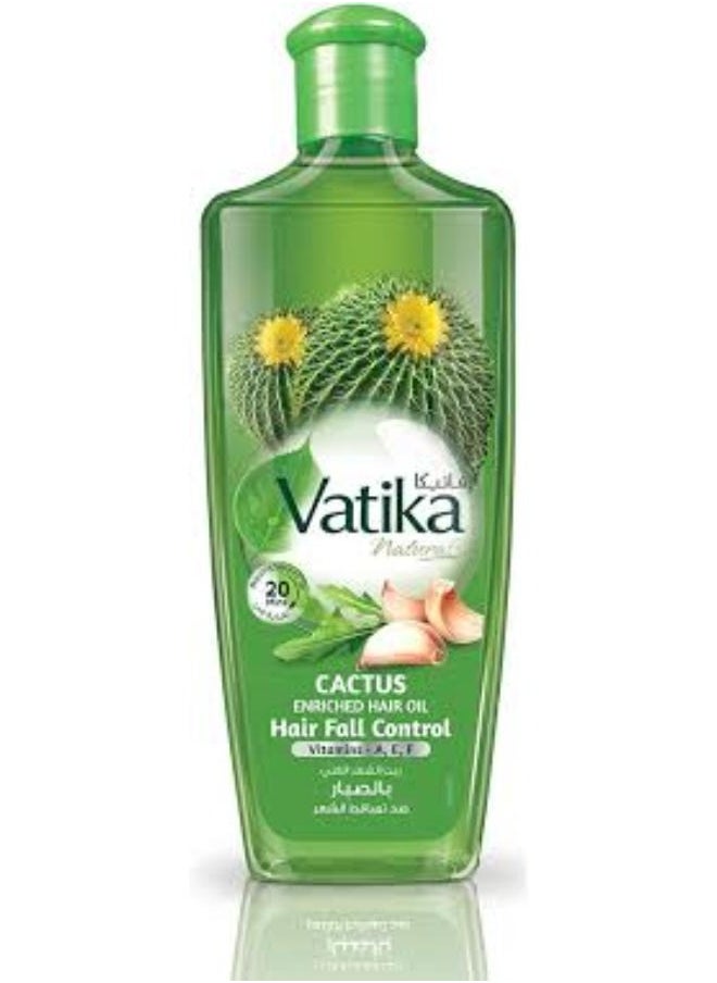 VATIKA Cactus Enriched Nourishing Hair Oil For Hair Fall Control 200 ml 