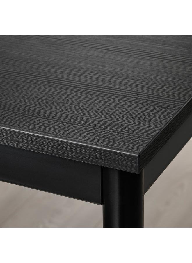 Bar table, black, 67x67 cm