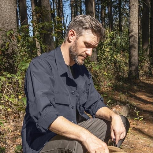 Propper Men's BDU Shirt Sleeve, Dark Navy, Small Long - Image 3