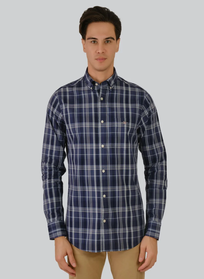 GANT Regular Fit Colorful Poplin Check Shirt