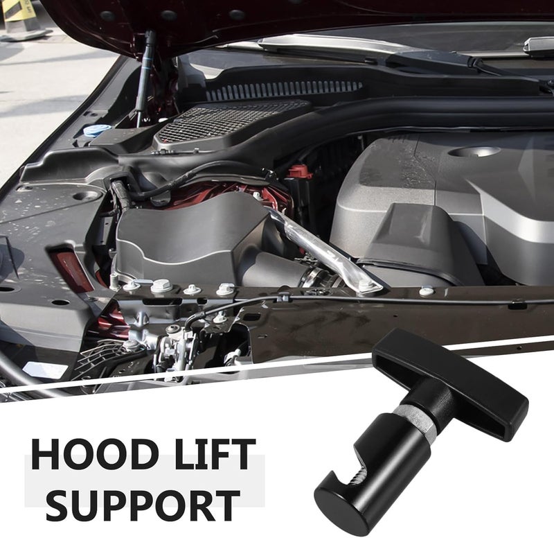 Hood Lift Support Clamp Hood Stay Holder Replacement Clamp for Automotive Lift Supports with Anti-Slip Fixing Tool Black Compatible with Car Engine Covers and Trunks - Image 4