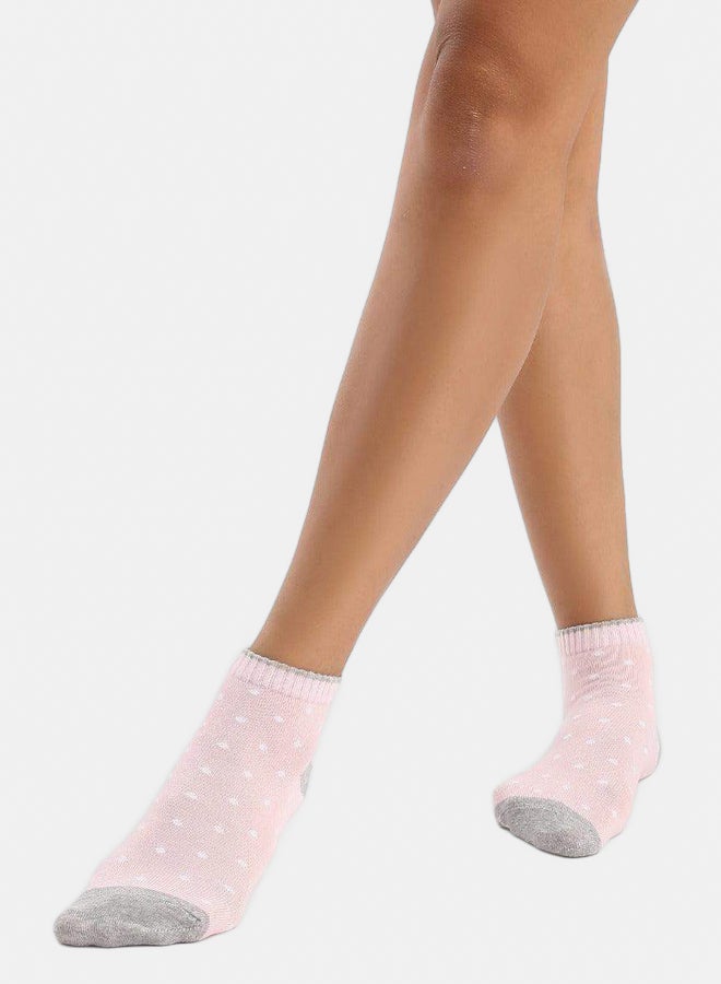Carina Cotton Ankle Socks - 5 Pairs - Image 4