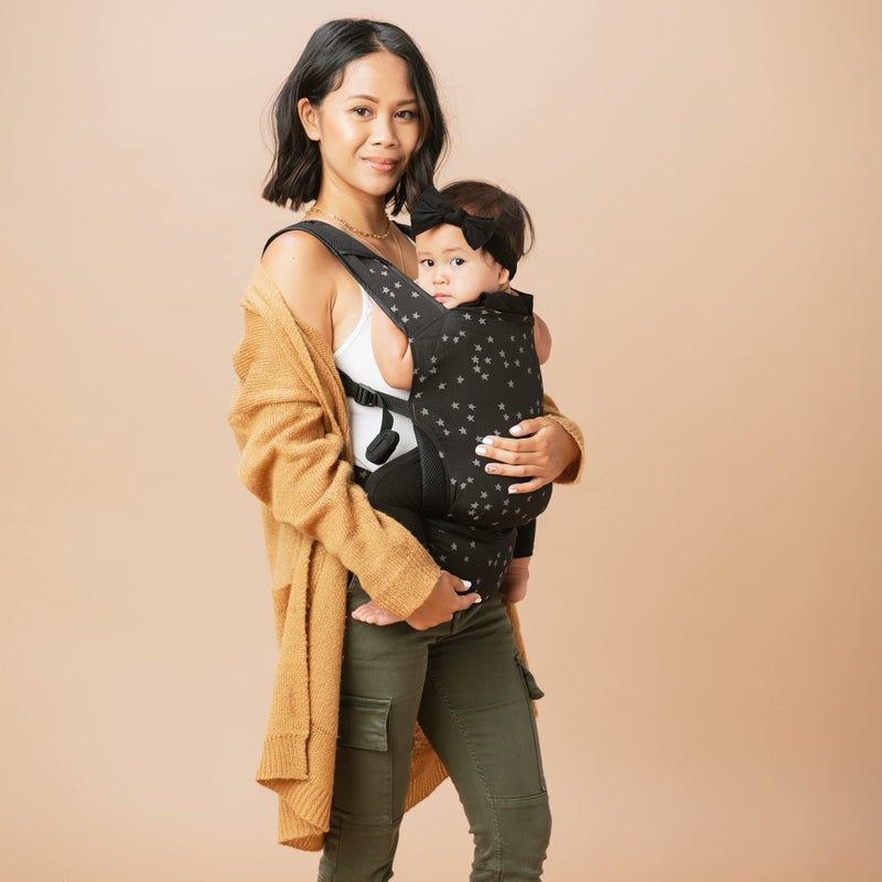 TULA Baby Tula Lite Compact Baby Carrier, Ultra Compact and Lightweight, Travel, Convenient Carry Pouch, Ergonomic and Multiple Posisitions for 12-30 pounds, Discover - Image 2