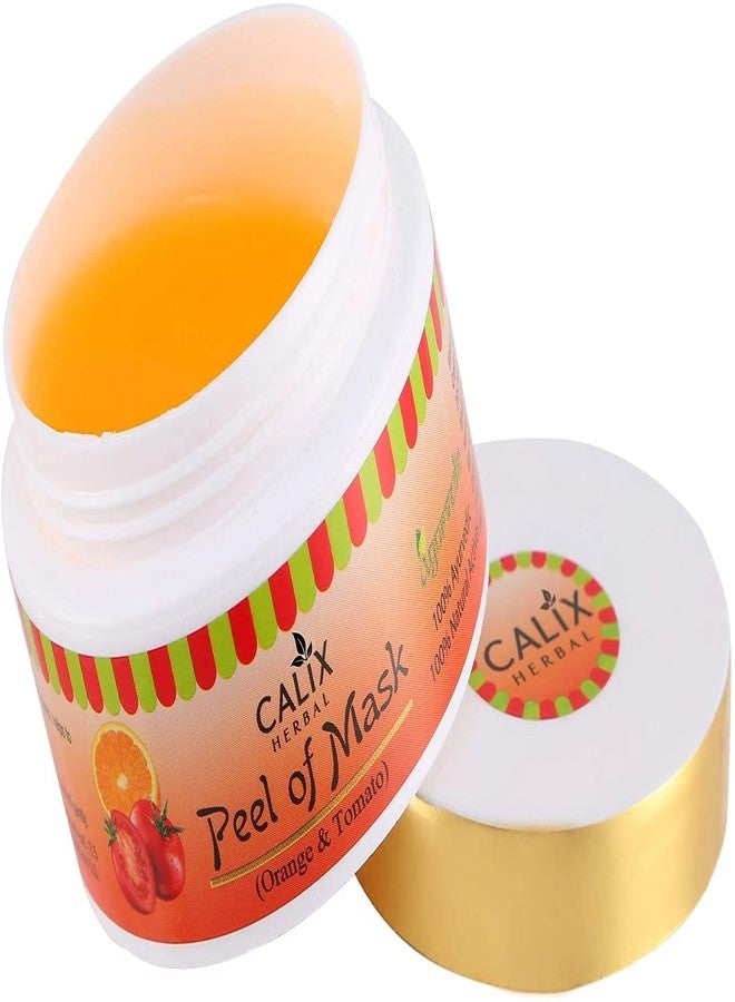 كلاليكس هيربال قناع كاليكس العشبي العضوي والأيورفيدي المقشر لإزالة الأوساخ وفتح المسام وإزالة الخلايا الميتة مع البرتقال والعسل - مناسب لجميع أنواع البشرة للرجال والنساء (50 غرام) - Image 1