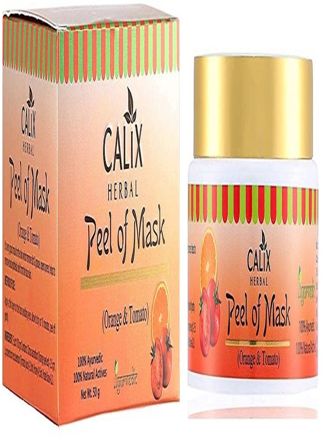 كلاليكس هيربال قناع كاليكس العشبي العضوي والأيورفيدي المقشر لإزالة الأوساخ وفتح المسام وإزالة الخلايا الميتة مع البرتقال والعسل - مناسب لجميع أنواع البشرة للرجال والنساء (50 غرام) - Image 3