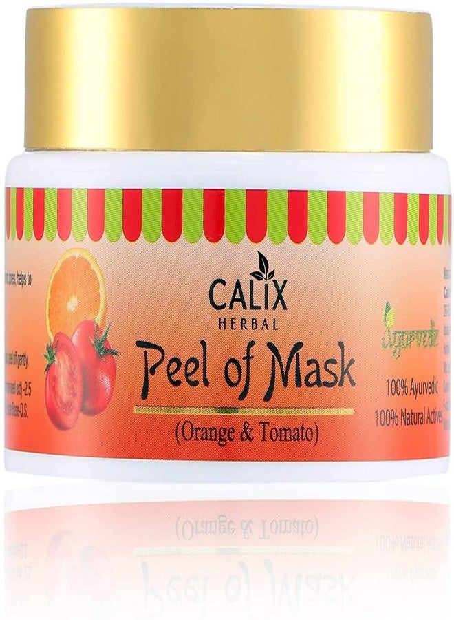 كلاليكس هيربال قناع كاليكس العشبي العضوي والأيورفيدي المقشر لإزالة الأوساخ وفتح المسام وإزالة الخلايا الميتة مع البرتقال والعسل - مناسب لجميع أنواع البشرة للرجال والنساء (50 غرام) - Image 5