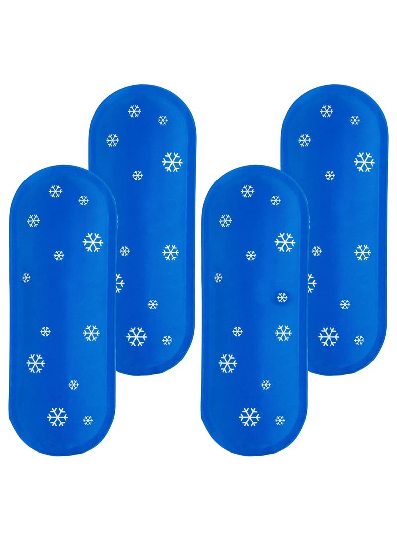 Reusable Ice Packs for Insulin Storage, 4Pcs Cooler Packs for Diabetic Travel Cases, TSA Approved Mini Ice Packs for Medication Bags, Ideal for Insulated Cooler Bags - Image 1