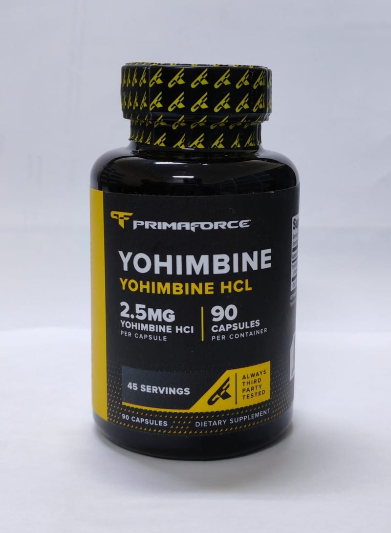 بريما فورس يوهيمبين هيدروكلوريد 2.5 ملجم - 90 كبسولة - Image 1