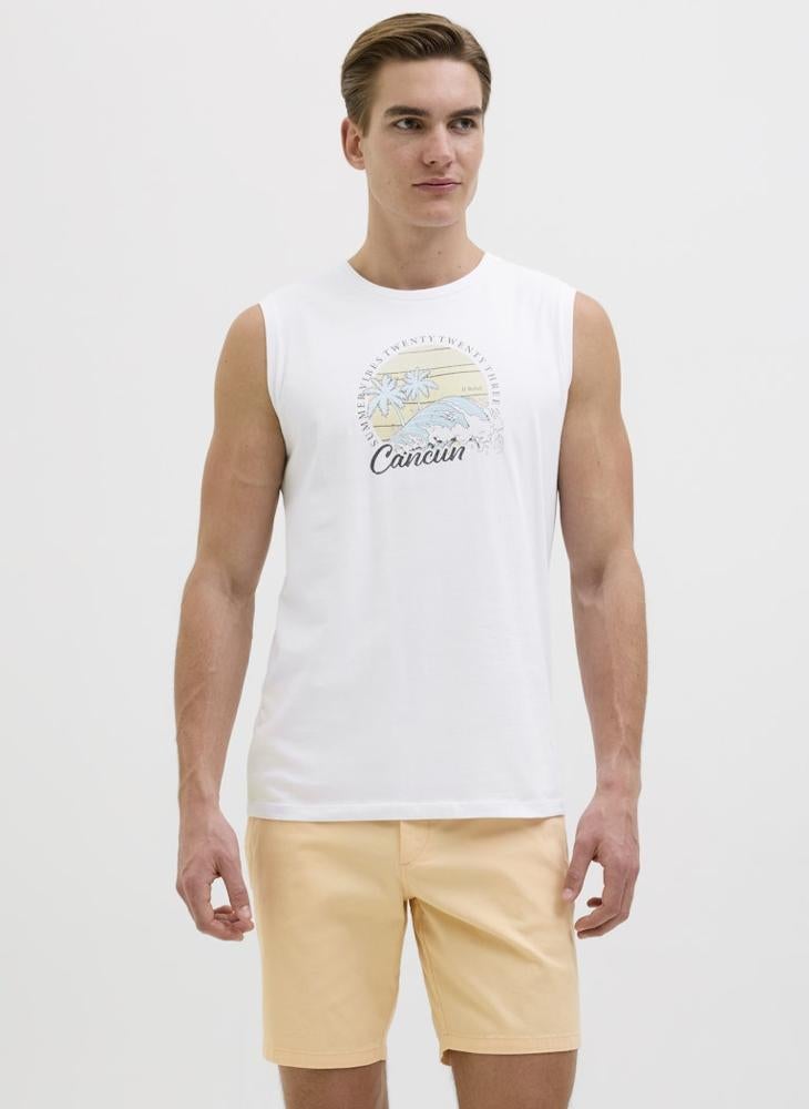 JJ Rebel Crew Neck Sleeveless T-Shirt  - Image 1
