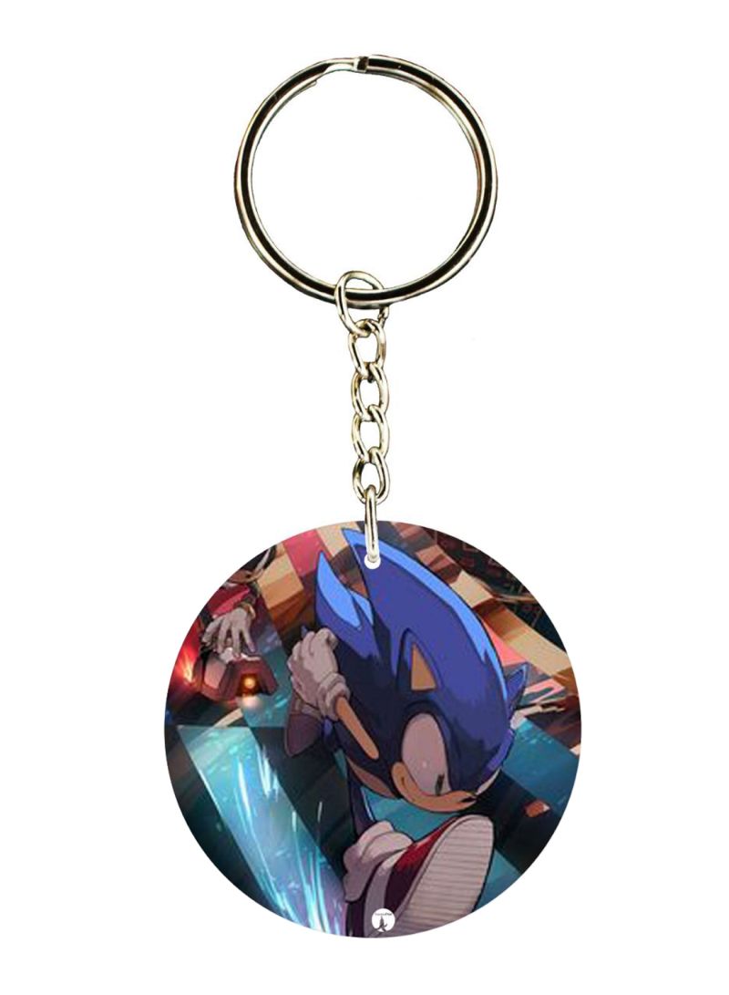RKN Double Sided Sonic Printed Keychain