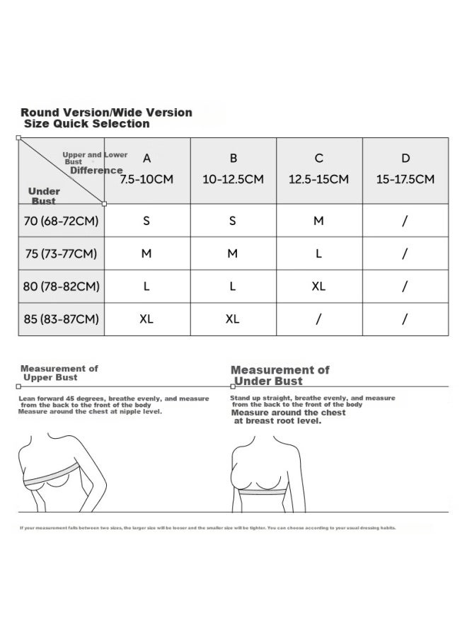 Bananain 5 Series Strapless Anti-slip Removable Shoulder Strap Women's Bra Push-up Backless Summer Bra - Image 5