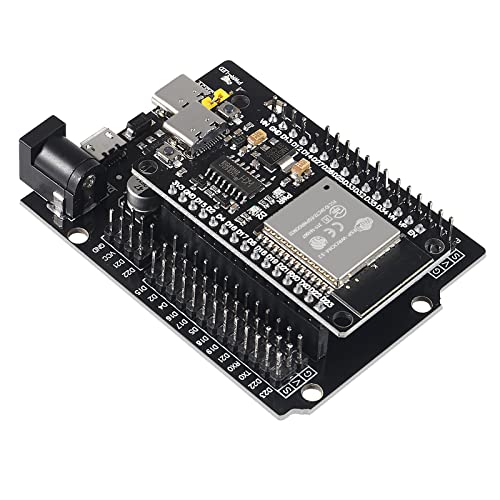 AITRIP 2 Sets ESP-WROOM-32 ESP32 ESP-32S Type-C USB Development Board Type-C USB CH340C WiFi+Bluetooth Ultra-Low Power Dual Core ESP32-DevKitC-32 ESP-WROOM-32 Expansion Board for Arduino - Image 3