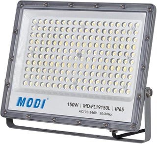 150W LED Flood Light, 16500LM Outdoor SMD Floodlight, IP65 Water Resistant, 4KV Surge Protection, AC100-240V Aluminum PC Body For Villa Garden Yard Warehouse - view 2