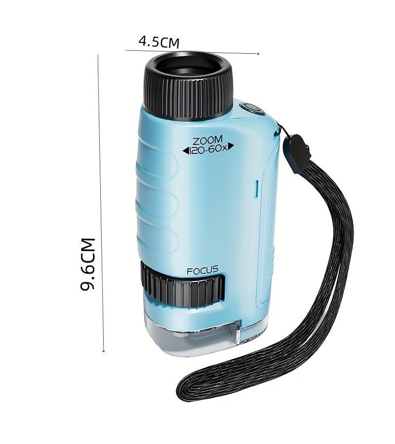 Xueyouma Portable Microscope 60X-120X Handheld Mini LED for Kids Science Toys Gift Model SD225 - Image 3