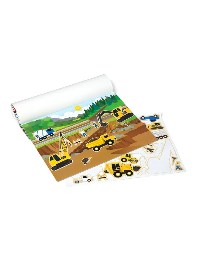 Melissa & Doug Creativity Vehicles Reusable Sticker Pad Multicolour 28.45 x 0.51 x 35.81 cm SMD6073161 - Image 3